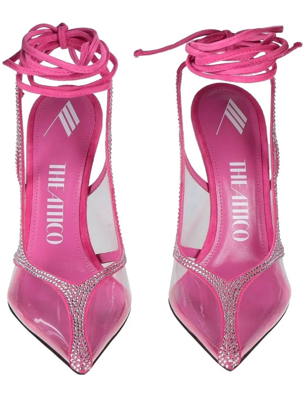 The Attico panels pump toe